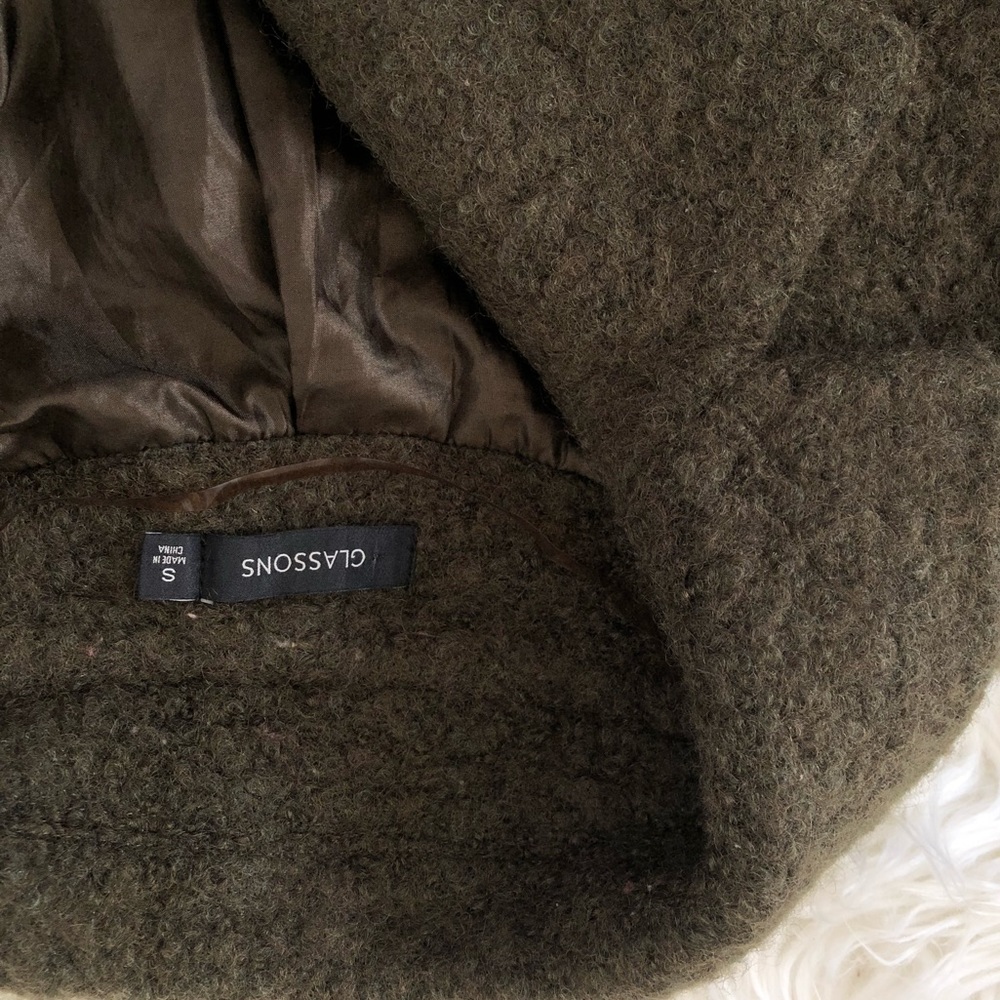 Olive color Glassons Jacket size small - Picture 10 of 14